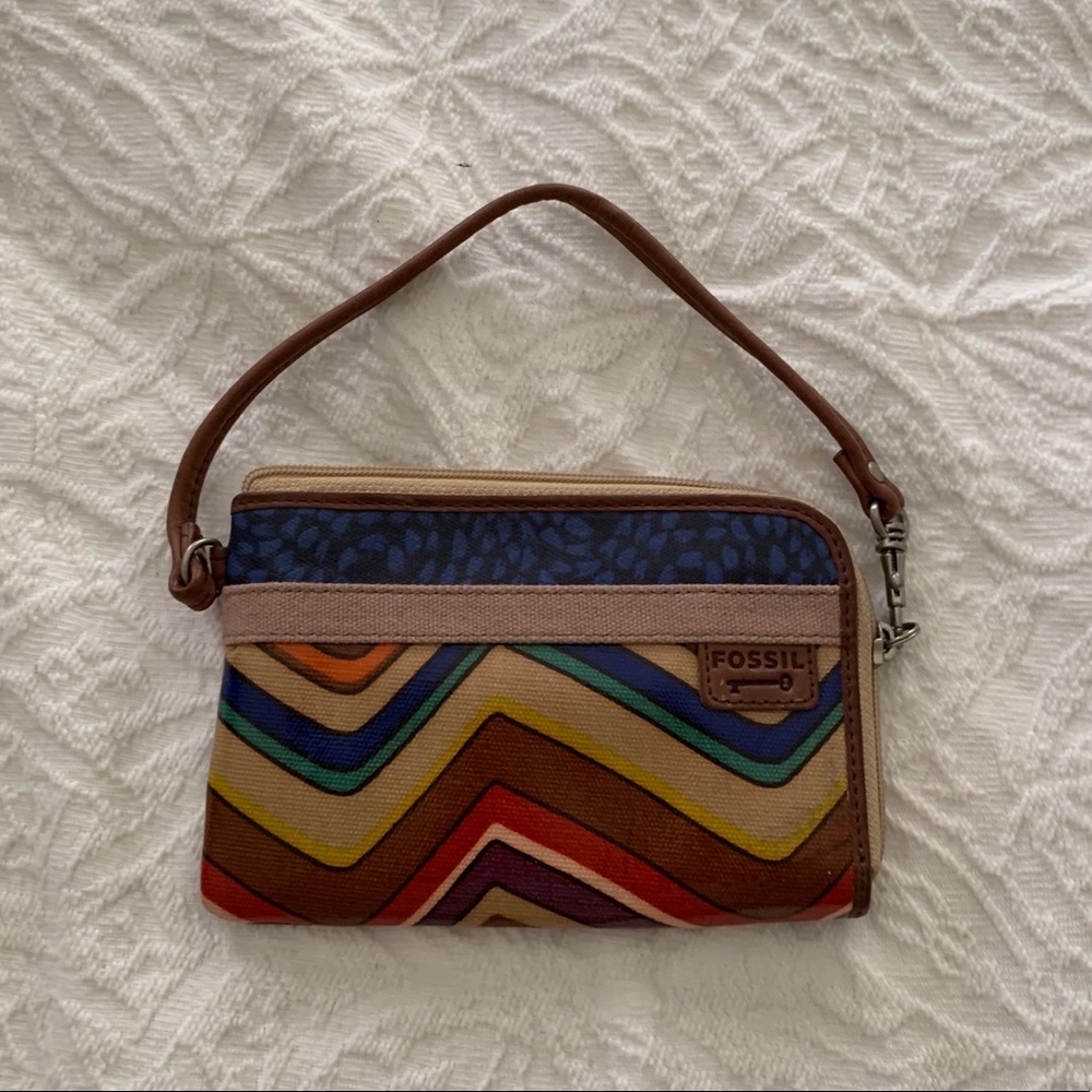 Fossil Wristlet - ZigZag Rainbow Colors